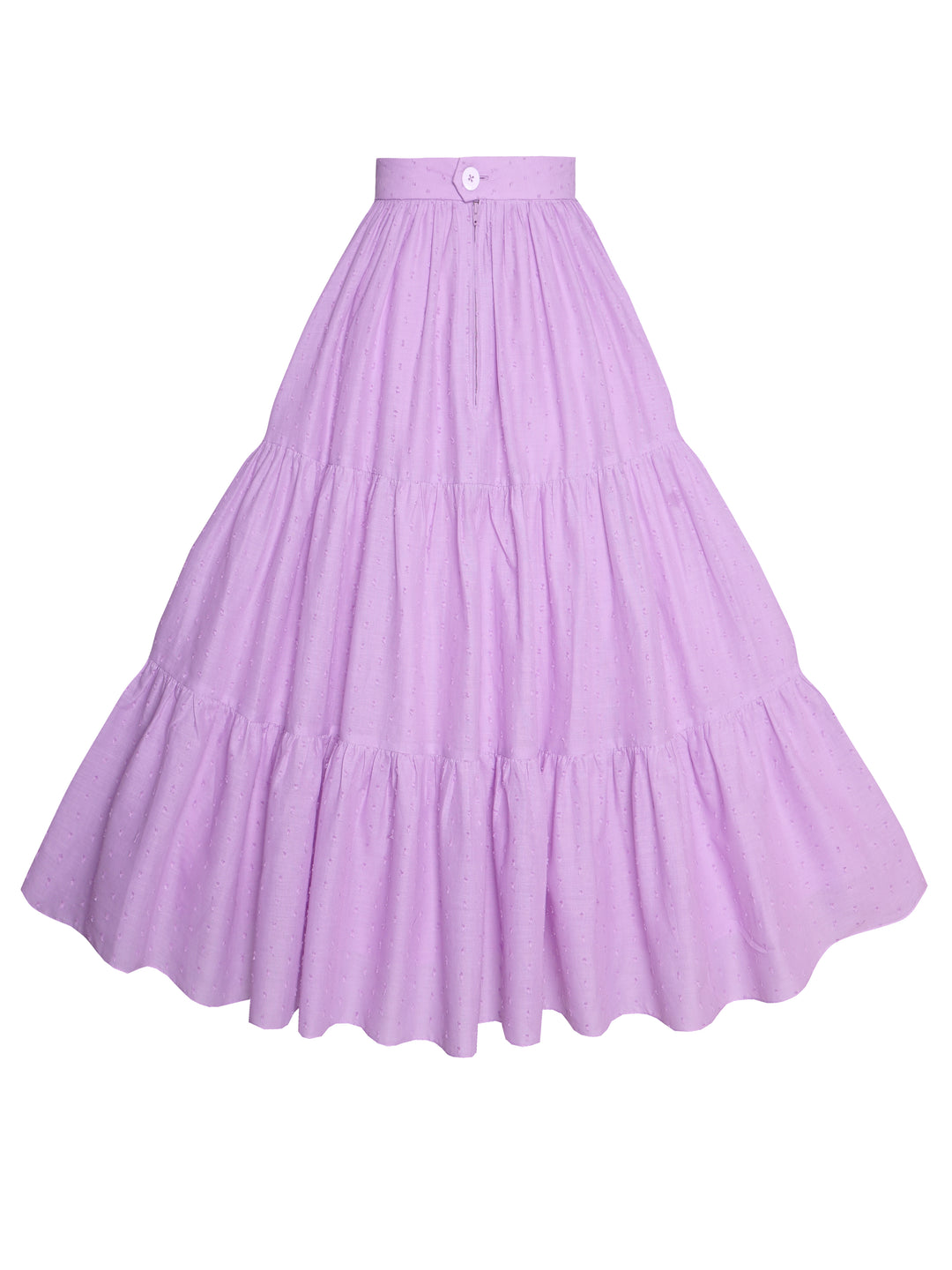 MTO - Pippa Skirt in Lavender "Dotted Swiss"