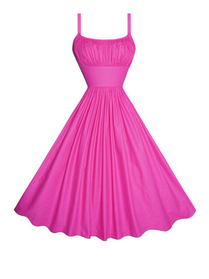 MTO - Grace Dress Barbie Doll Pink Cotton