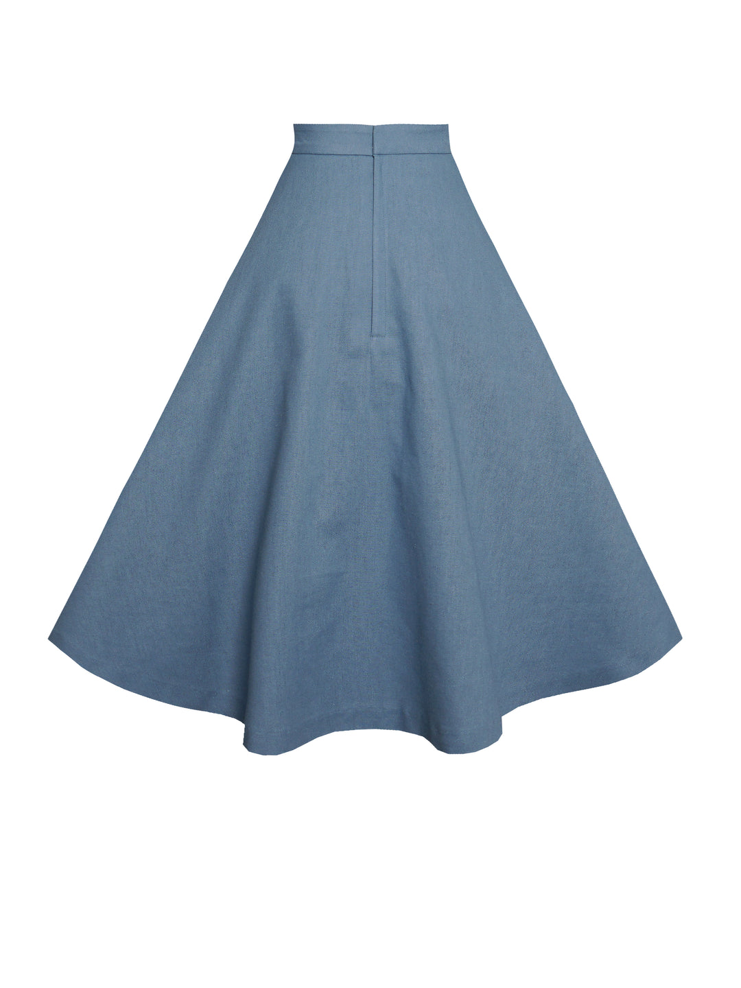 MTO - Lilian Skirt in Carolina Blue Linen