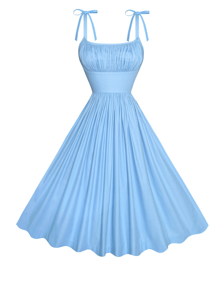 MTO - Kelly Dress in Cinderella Blue Cotton