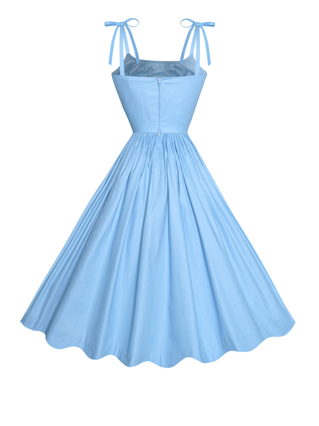 MTO - Kelly Dress in Cinderella Blue Cotton