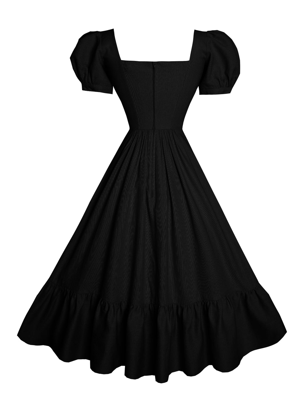 Isadora Dress Midnight Black Linen