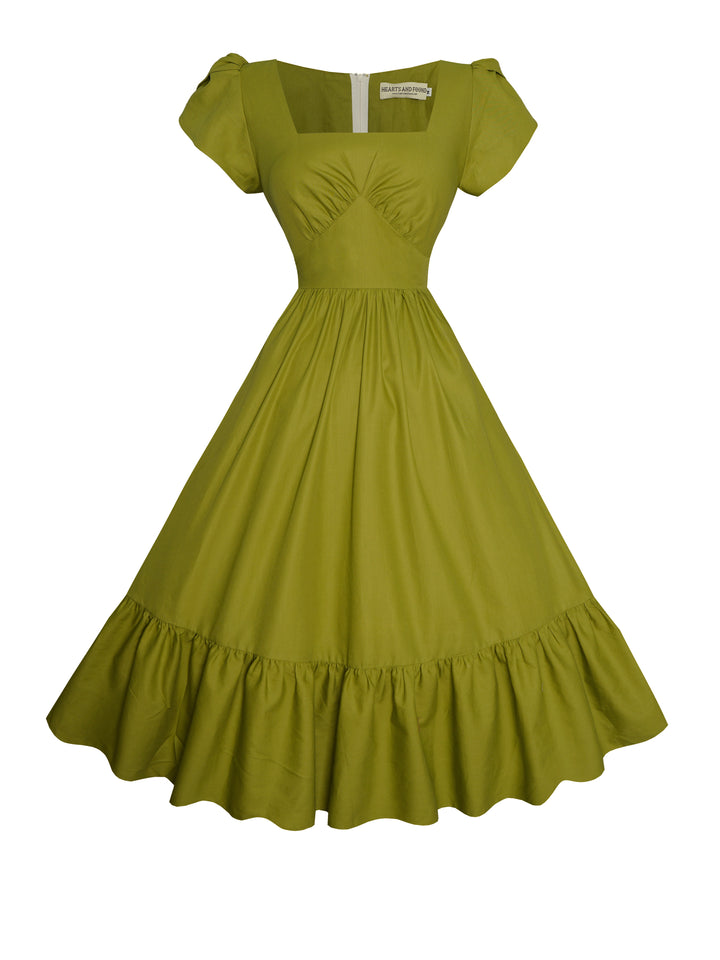 MTO - Ava Lola Solid Cotton Dress