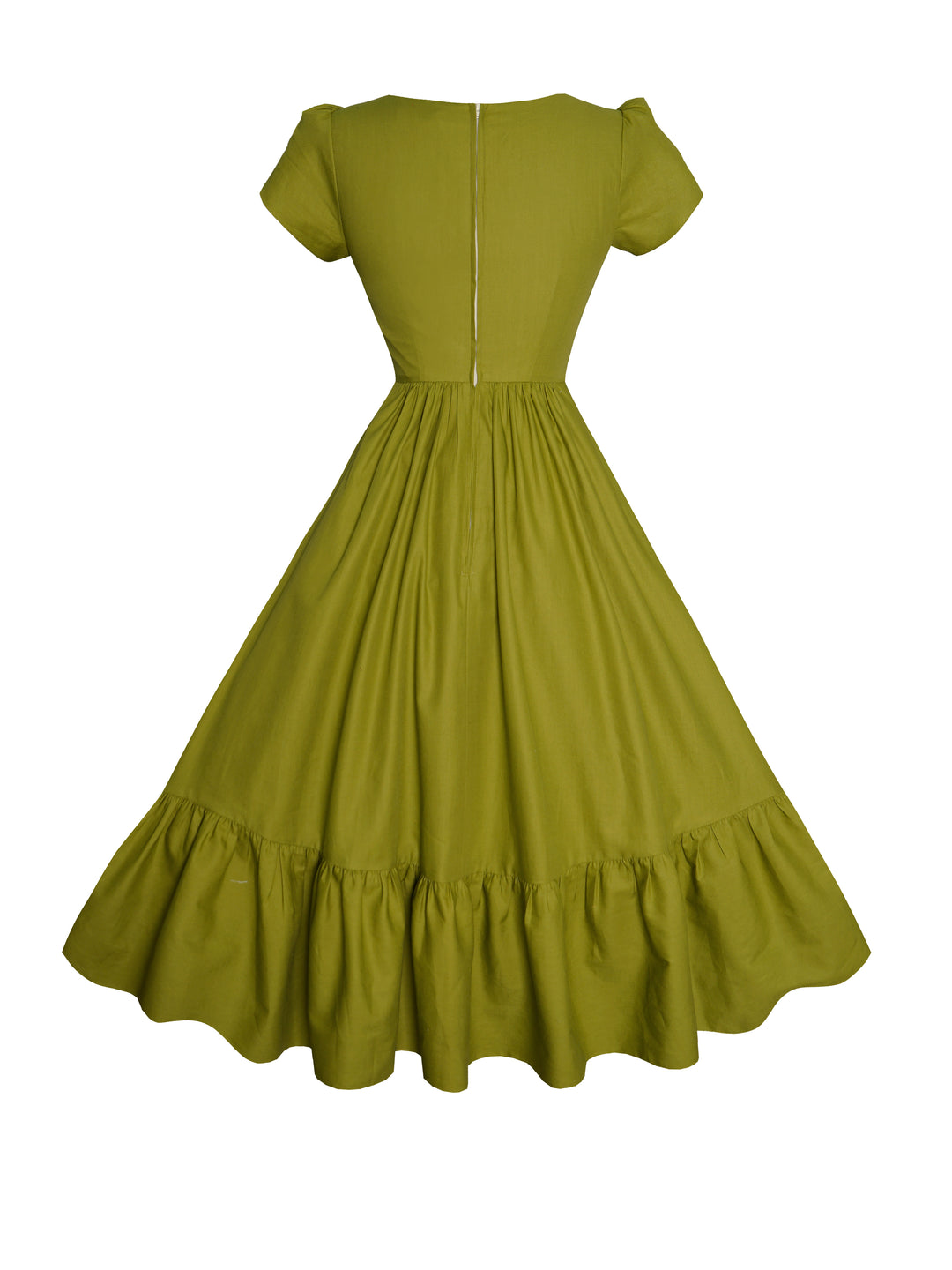 MTO - Ava Lola Solid Cotton Dress