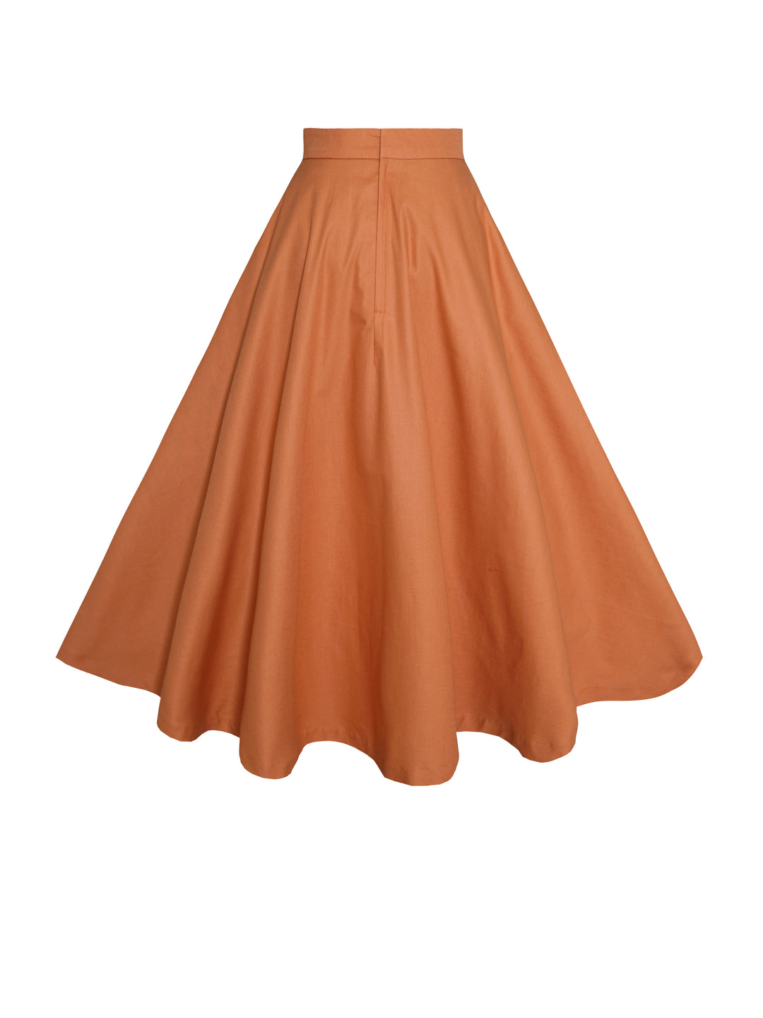 MTO - Lilian Skirt in Burnt Orange Cotton