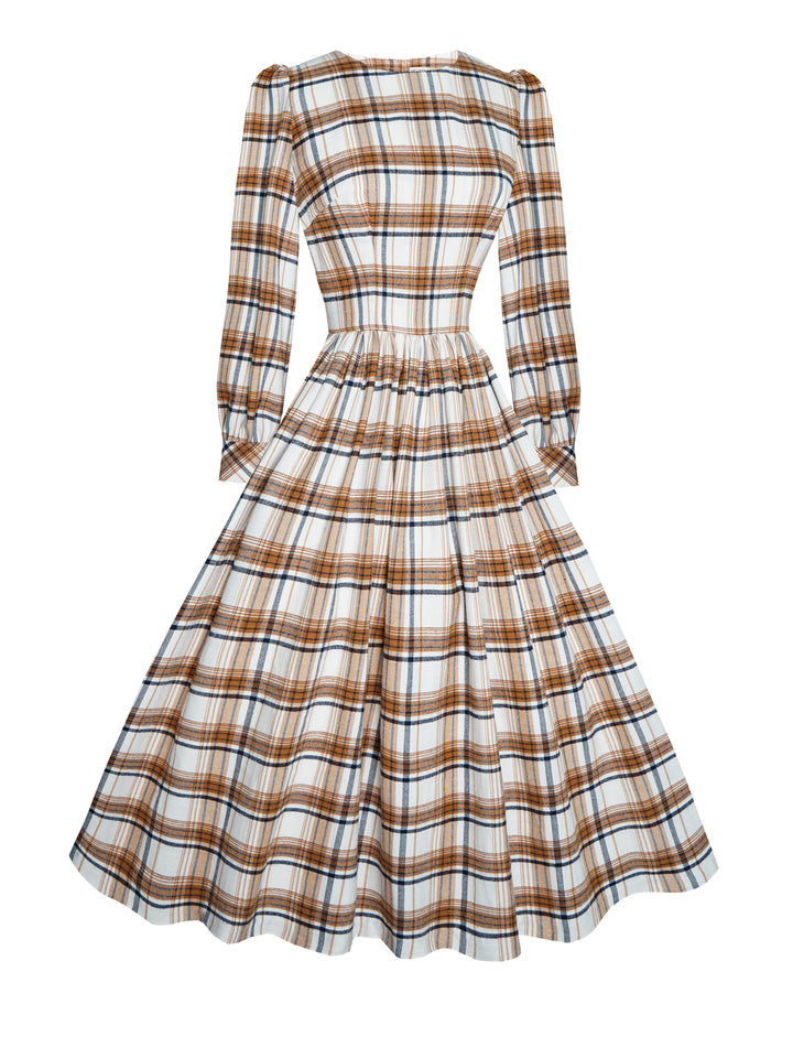 MTO - Agnes Plaid Dress