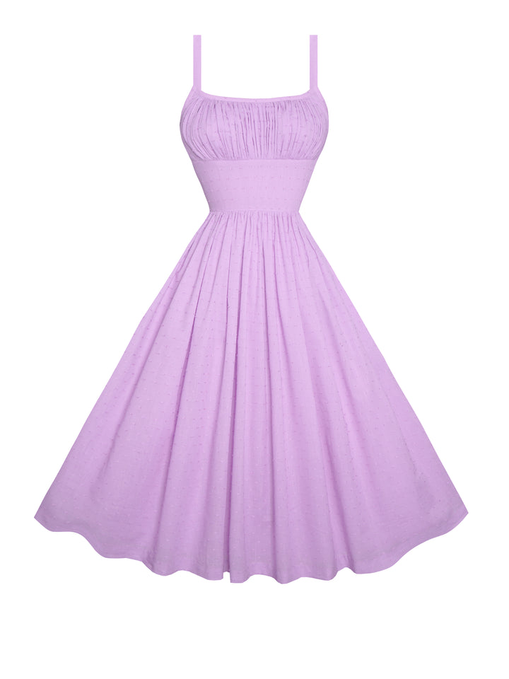 MTO - Grace Dress in Lavender "Dotted Swiss"