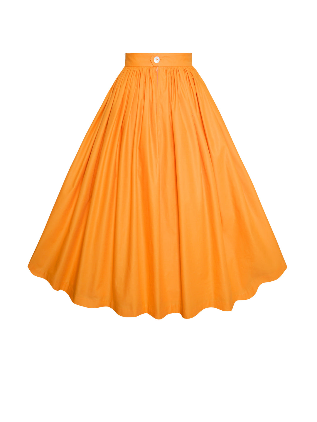 MTO - Lola Skirt Pumpkin Orange Cotton