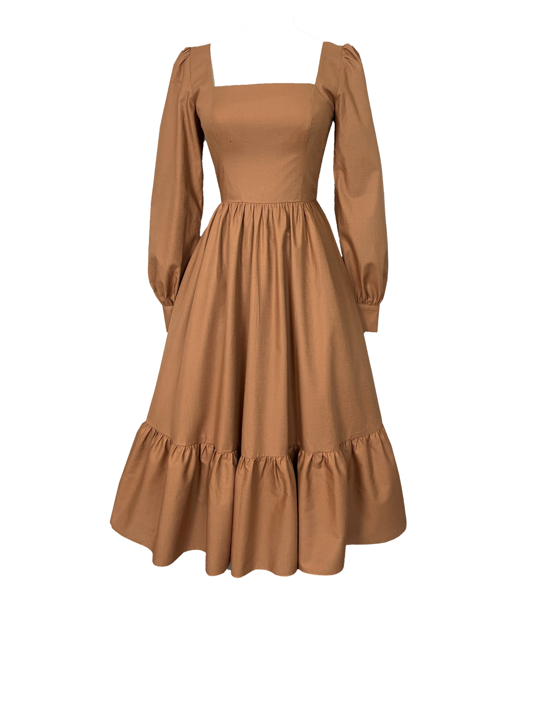 Mary Solid Cotton Dress
