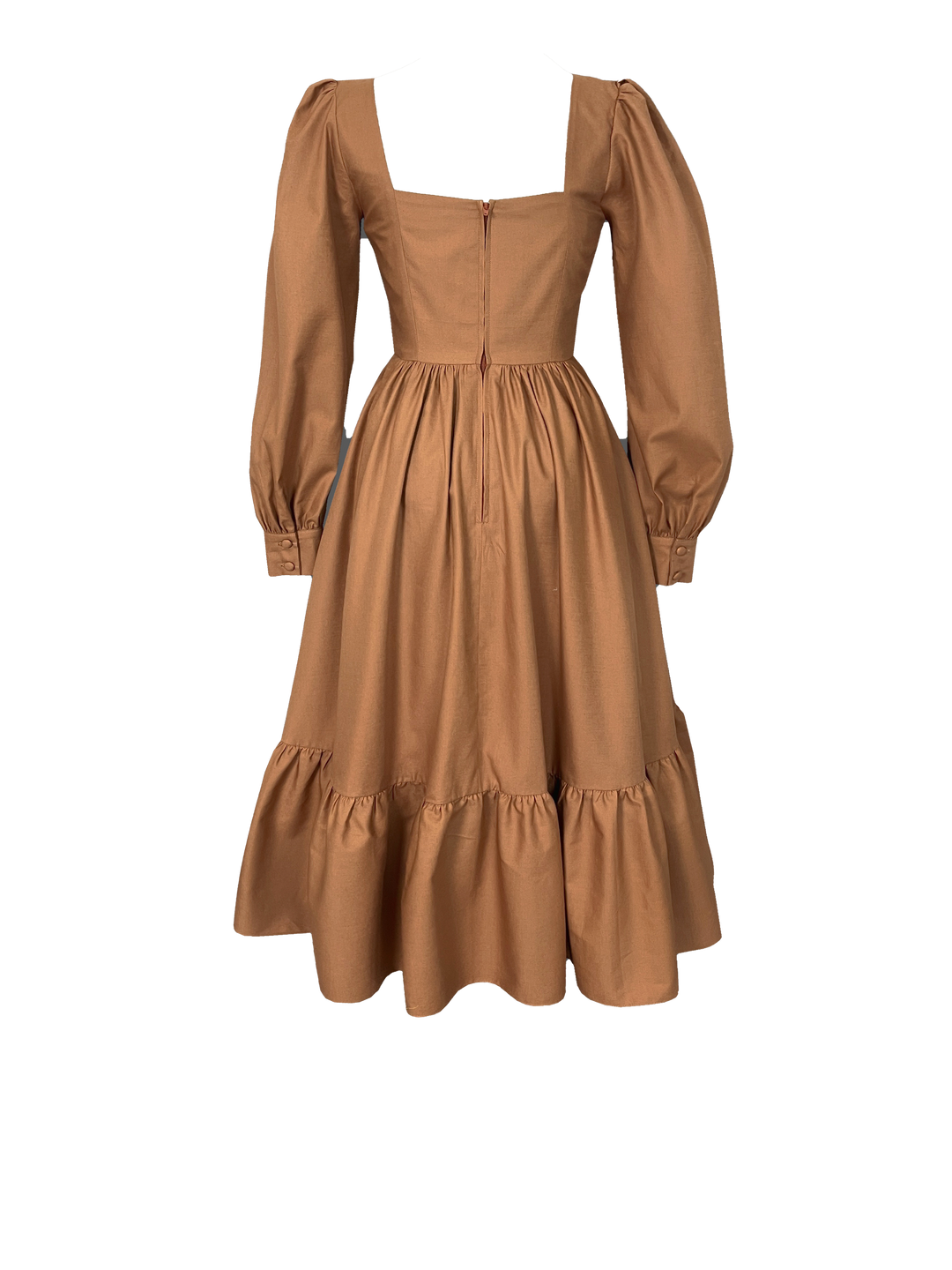 Mary Solid Cotton Dress