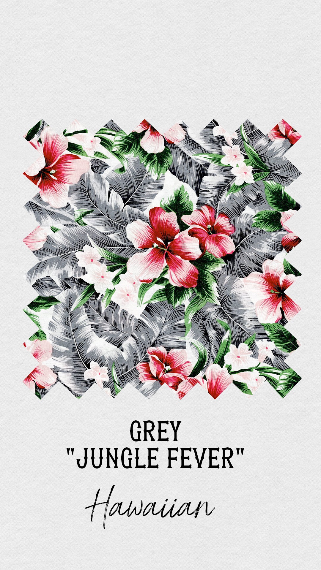 RTS - Size S - Catalina Dress "Jungle Fever" Grey