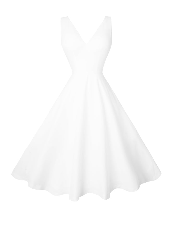 MTO - Diana Solid Cotton Dress