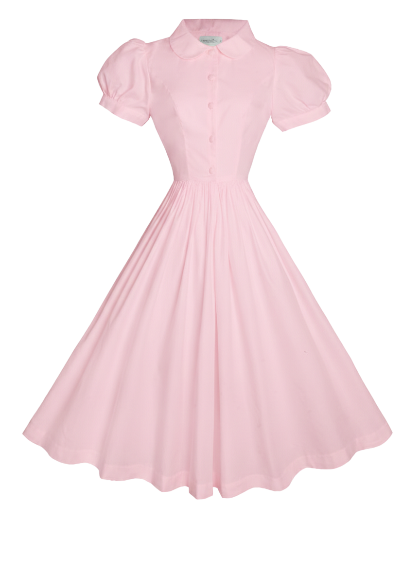 MTO - Amelie Solid Cotton Dress