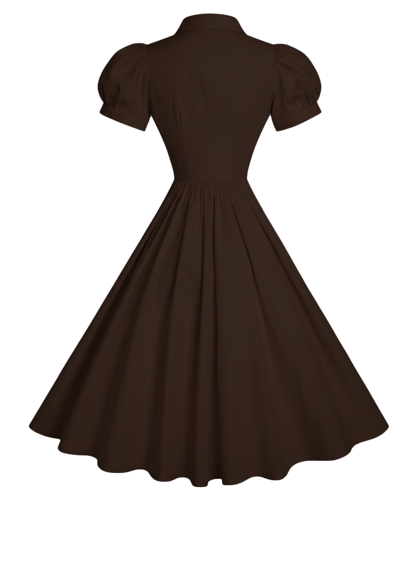 Amelie Solid Cotton Dress