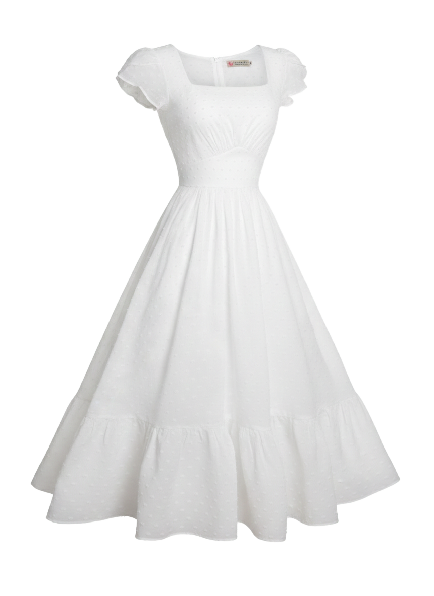 MTO - Ava Dotted Swiss Dress