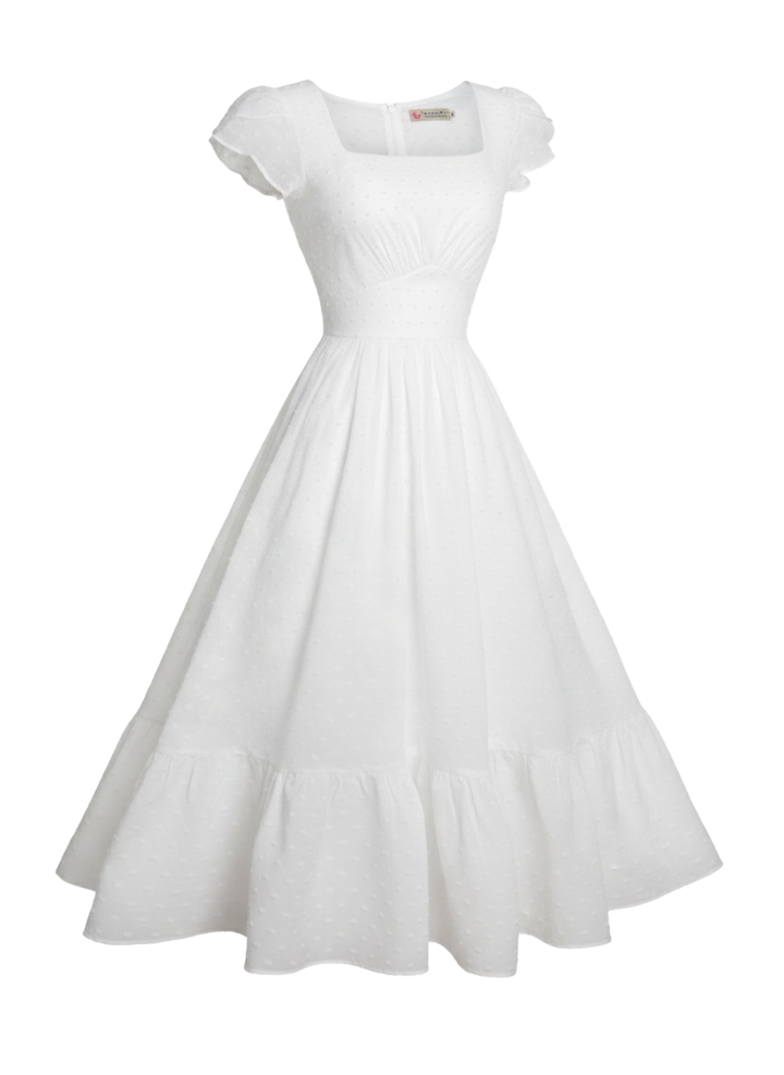 MTO - Ava Dotted Swiss Dress