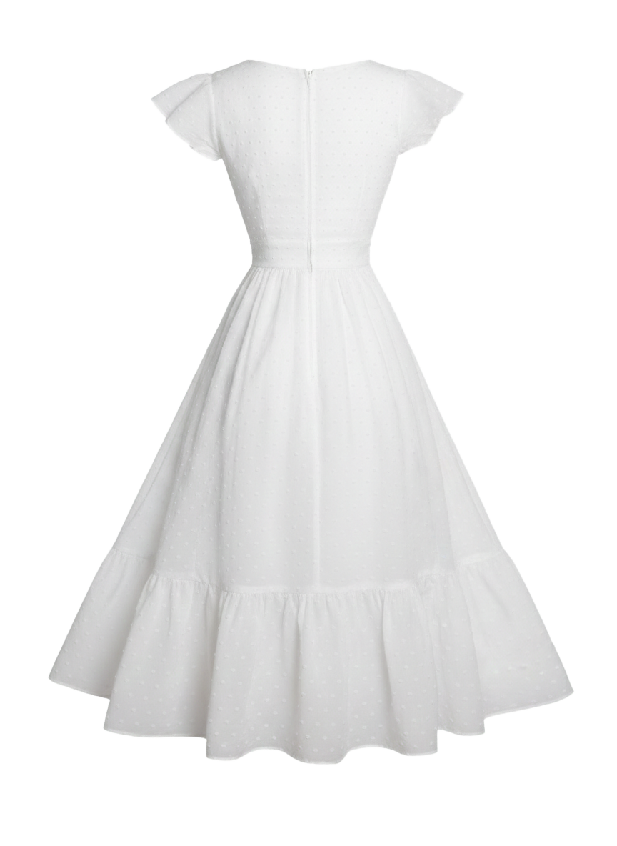 MTO - Ava Dotted Swiss Dress