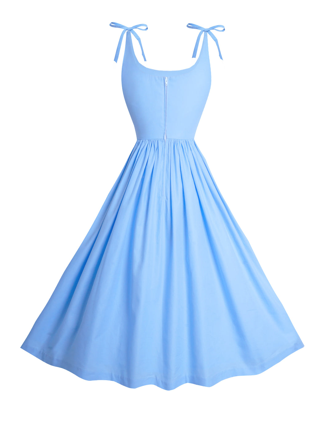MTO - Birdie Dress in Cinderella Blue Cotton