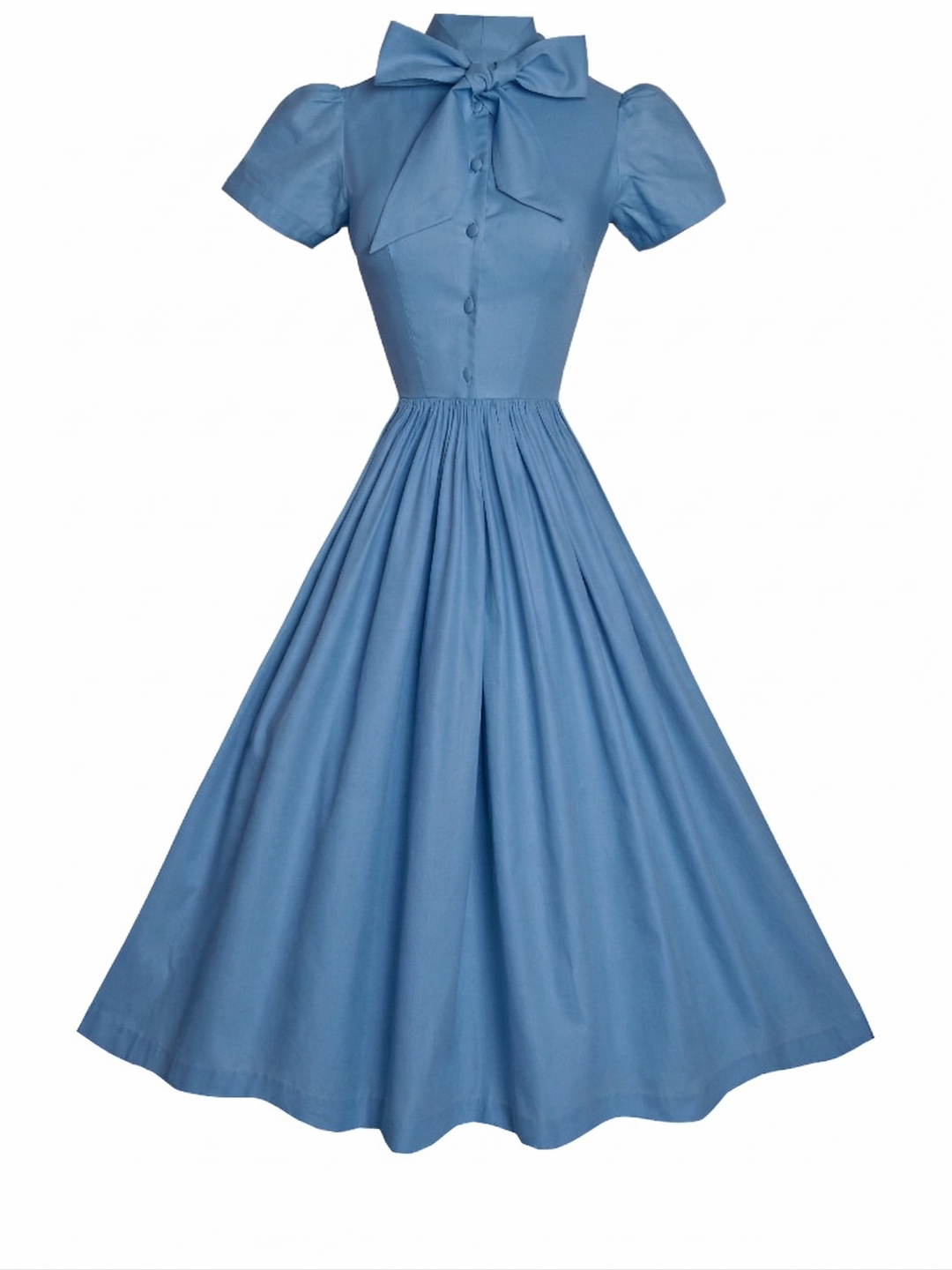 MTO - Bonnie Solid Cotton Dress