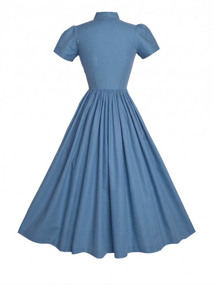 MTO - Bonnie Solid Cotton Dress