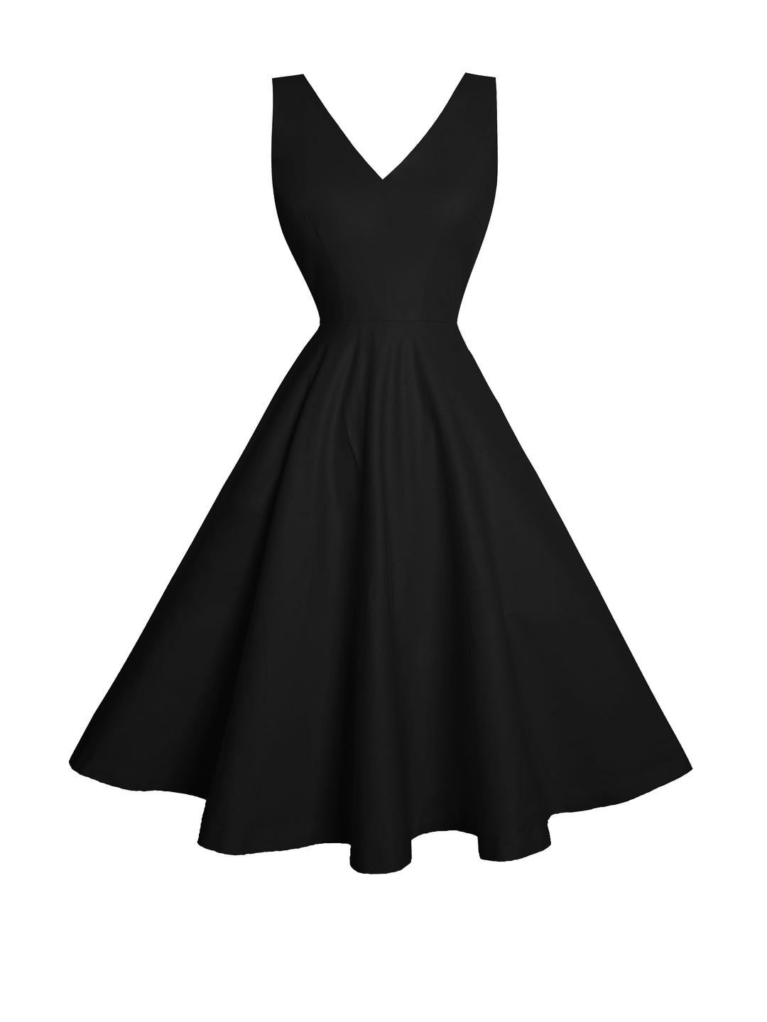 MTO - Diana Solid Cotton Dress