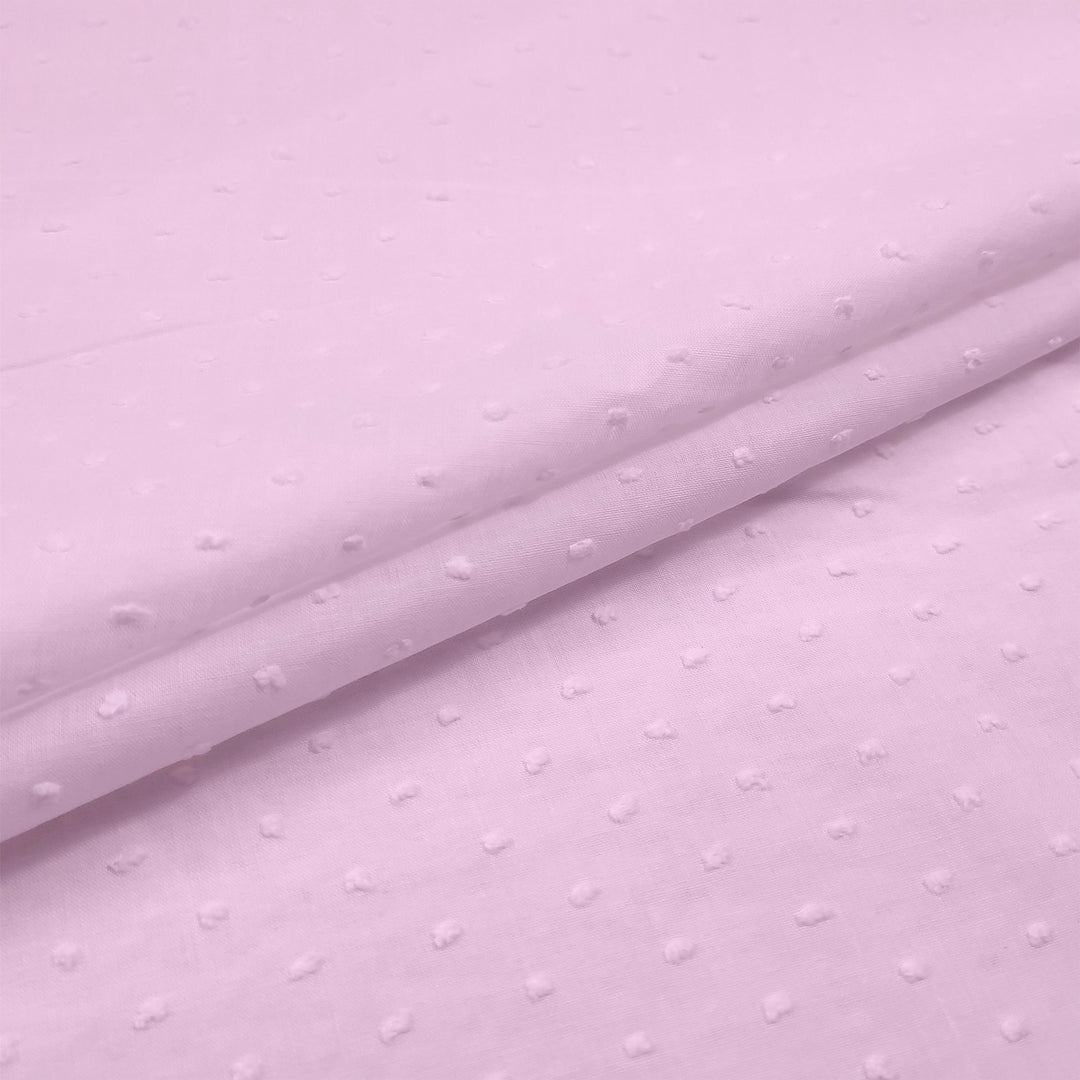 Fabric Pale Pink "Dotted Swiss" - By the Yard