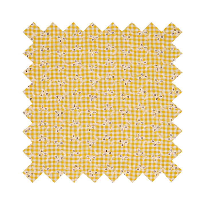 MTO - Birdie Dress in Yellow “Country Garden Gingham”