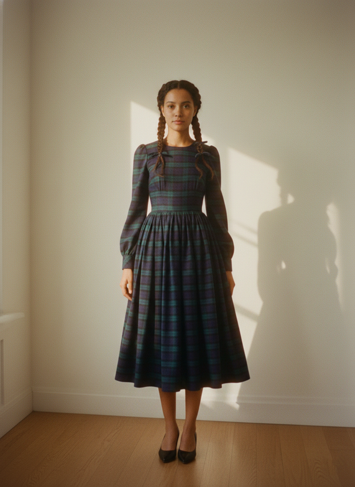 MTO - Agnes Plaid Dress