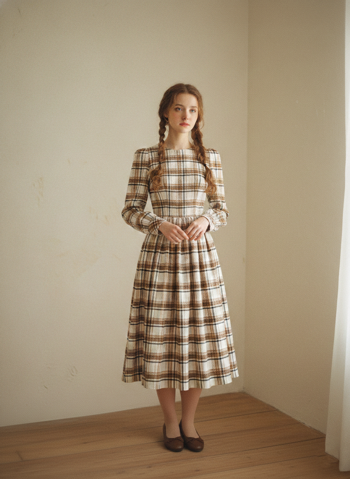 MTO - Agnes Plaid Dress