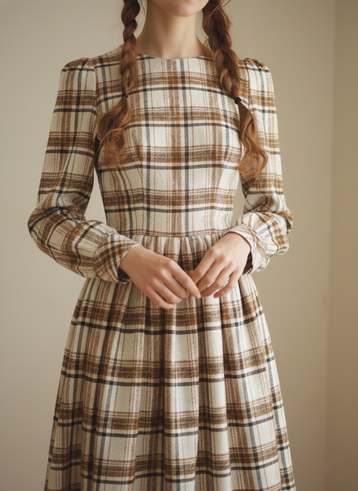 MTO - Agnes Plaid Dress