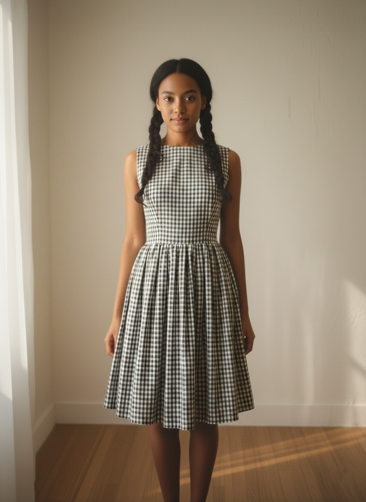 MTO - Audrey Gingham Dress