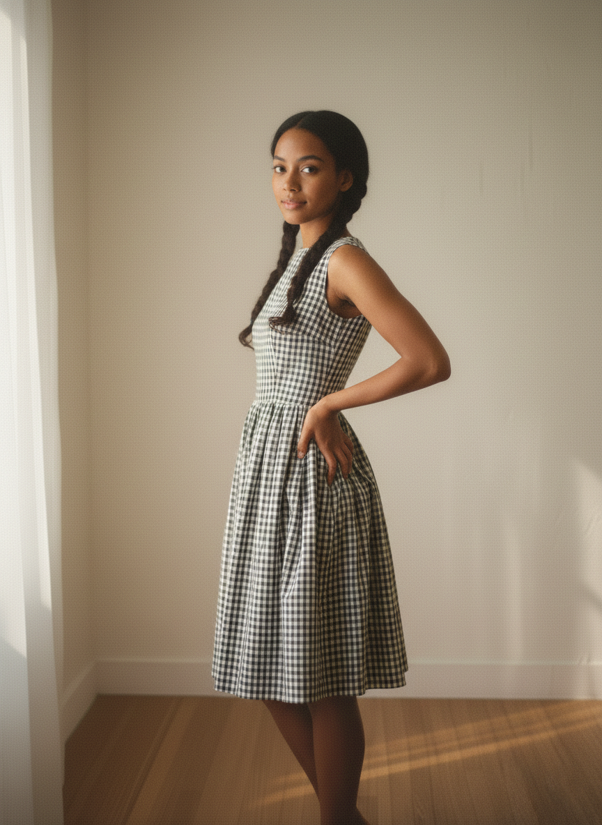 MTO - Audrey Gingham Dress