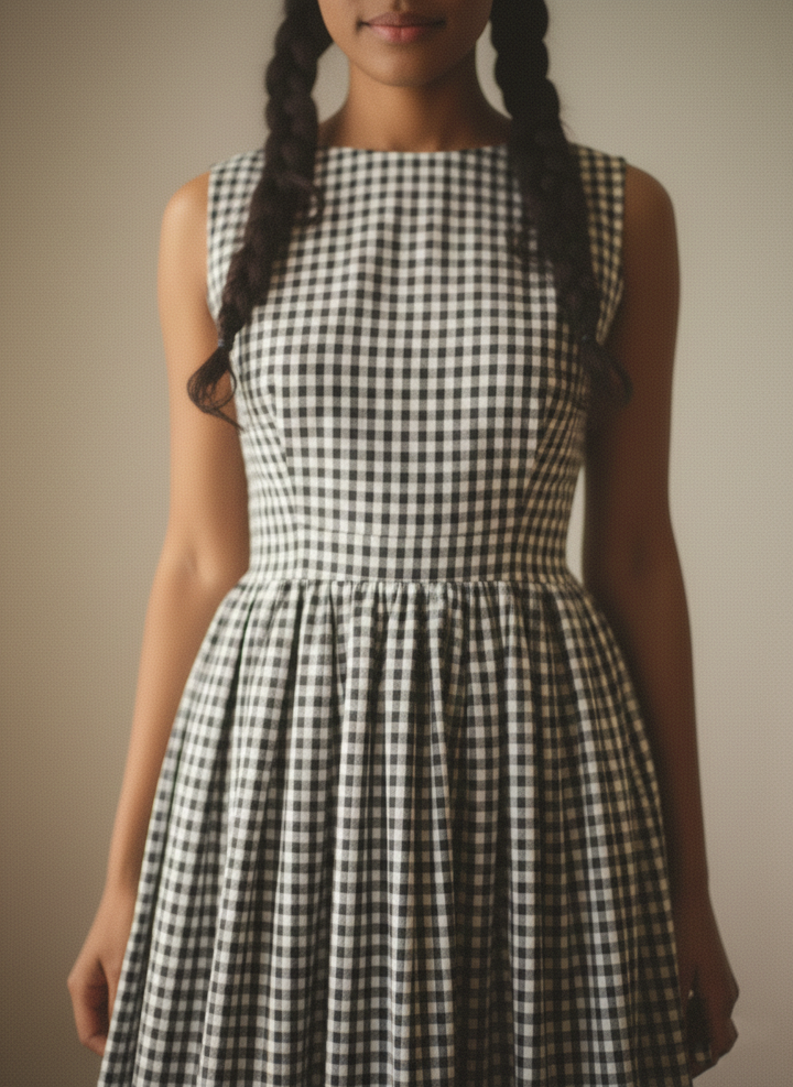 MTO - Audrey Gingham Dress