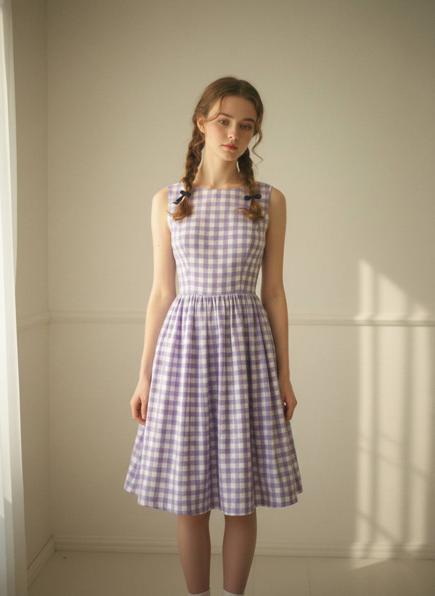 MTO - Audrey Gingham Dress