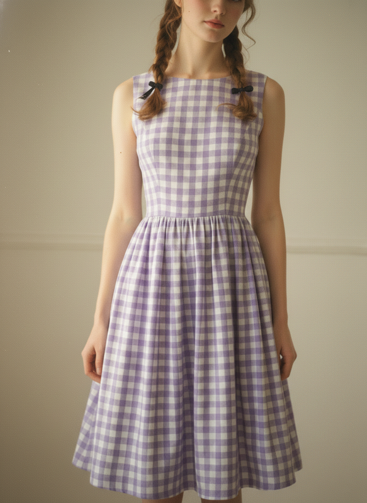 MTO - Audrey Gingham Dress