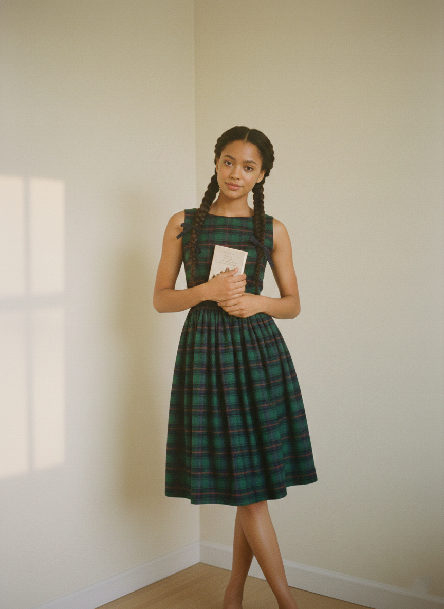 MTO - Audrey Plaid Dress
