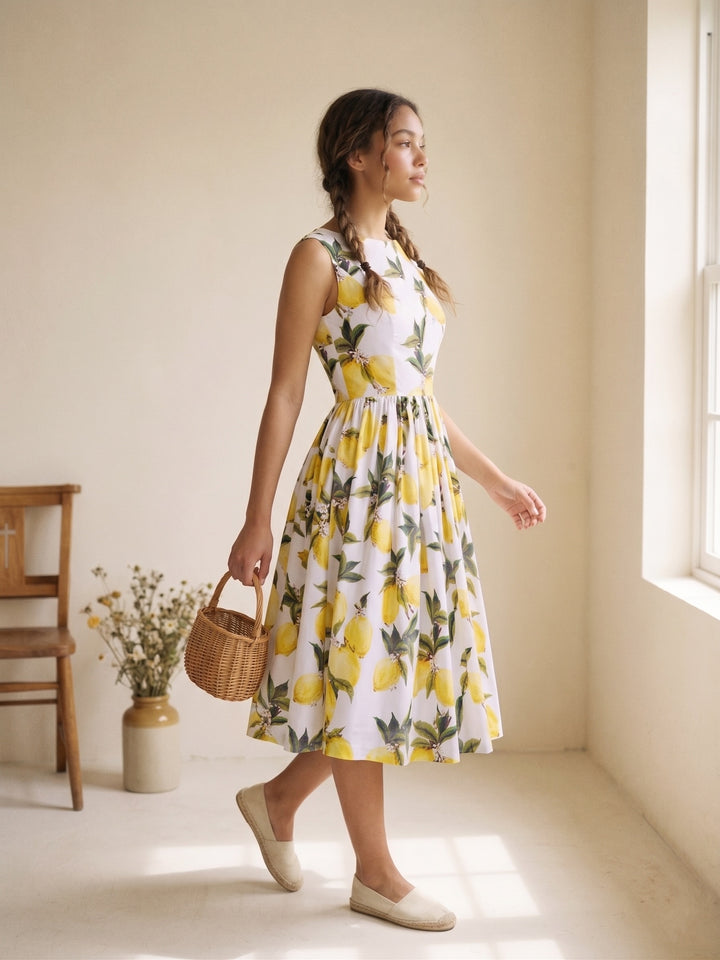 Audrey Dress "Freshly Squeezed"