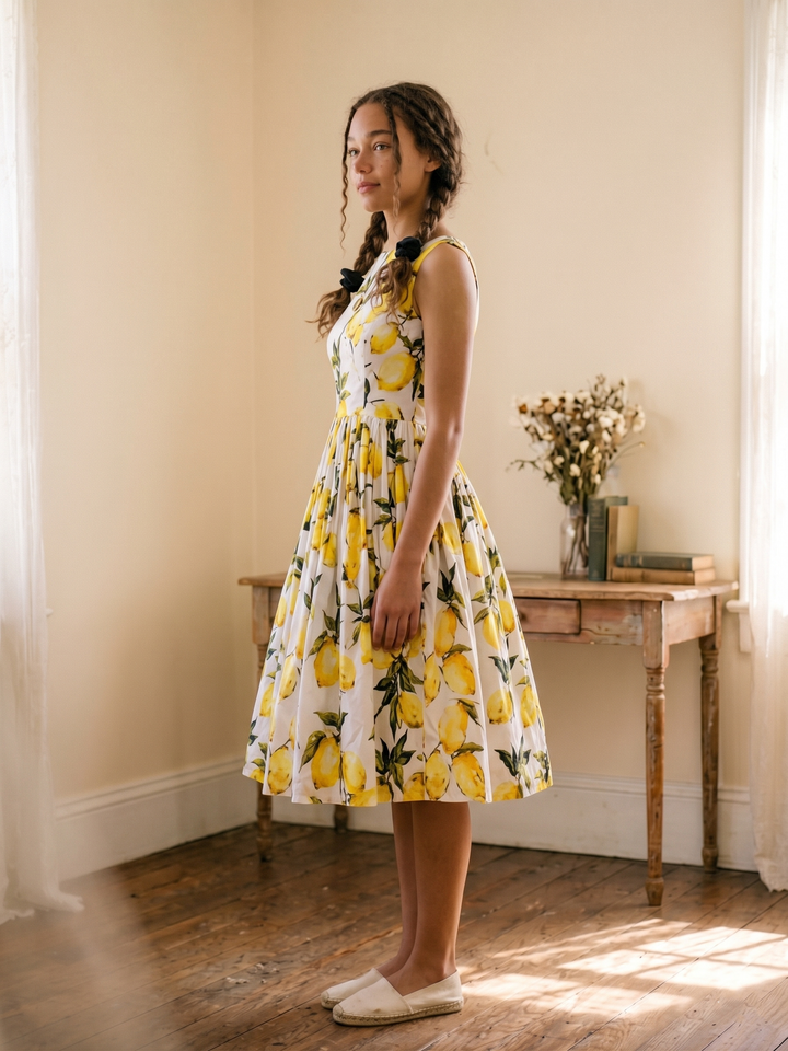 Audrey Dress "Freshly Squeezed"
