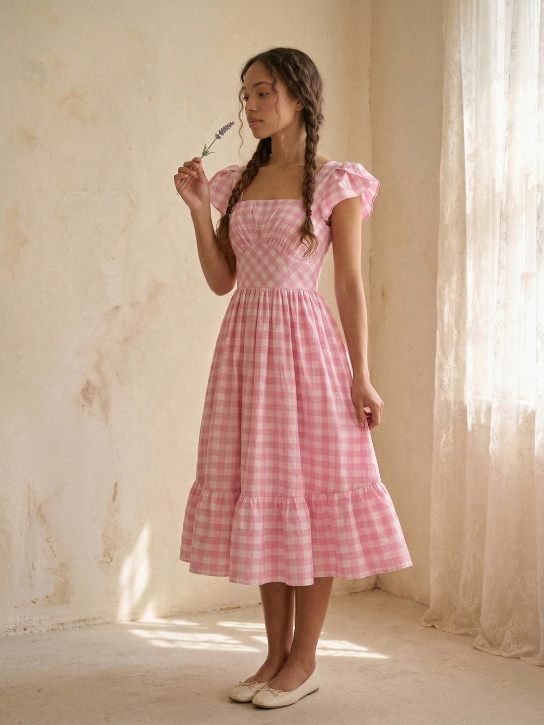 MTO - Ava Gingham Dress