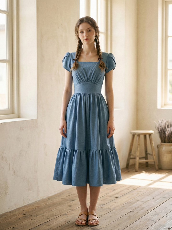 MTO - Ava Linen Dress