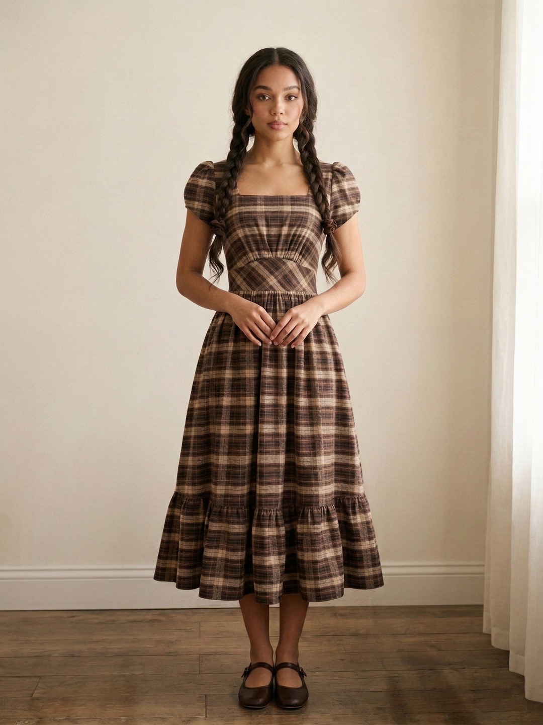 MTO - Ava Plaid Dress