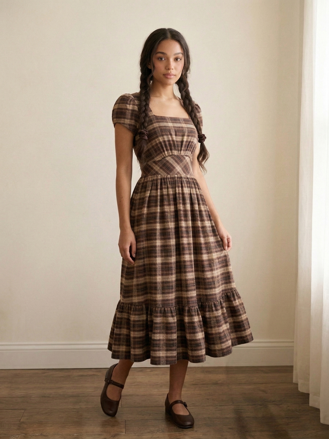 MTO - Ava Plaid Dress
