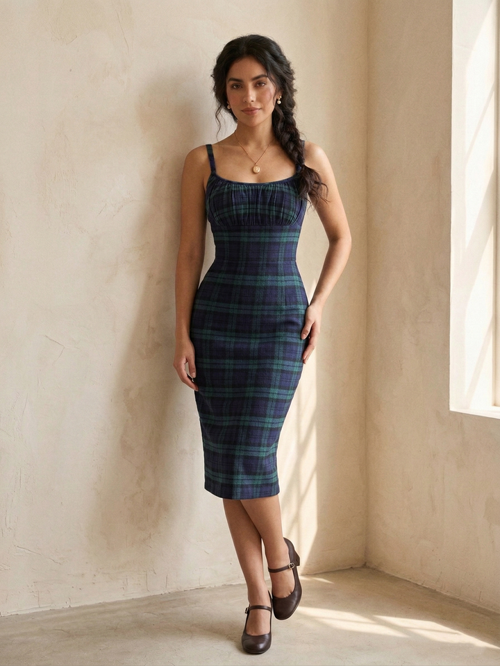 MTO - Bettie Plaid Dress