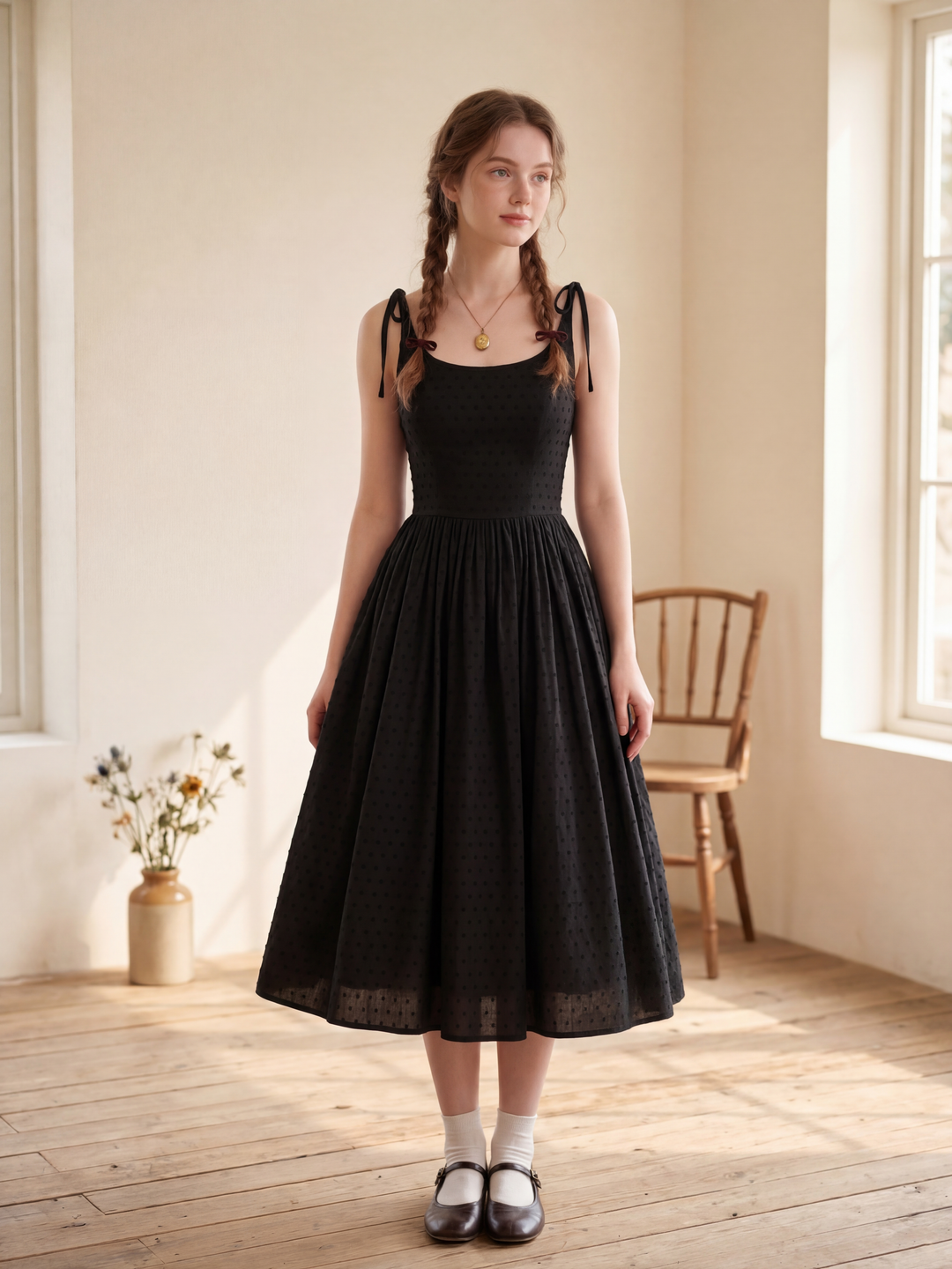MTO - Birdie Dotted Swiss Dress