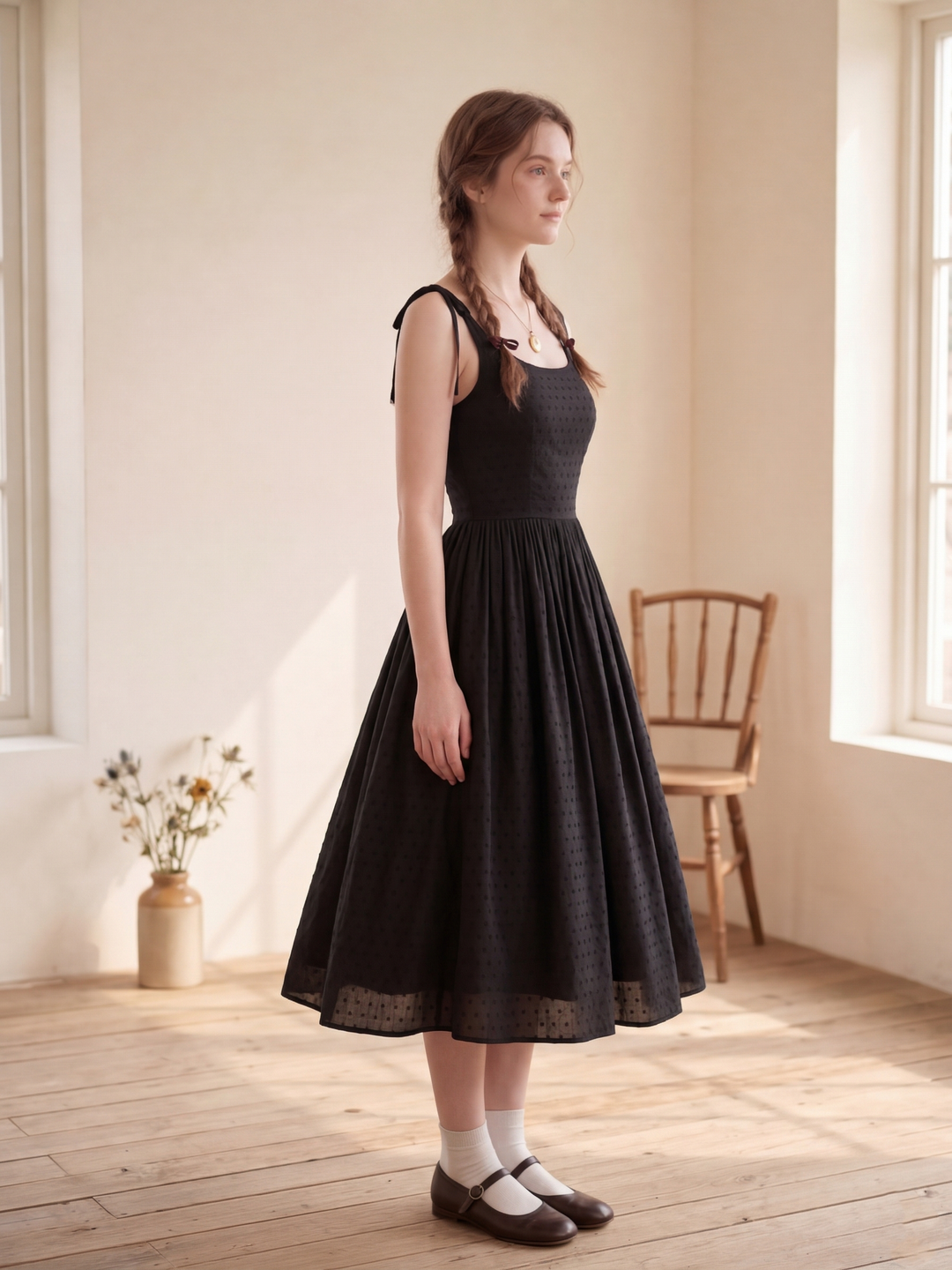 MTO - Birdie Dotted Swiss Dress