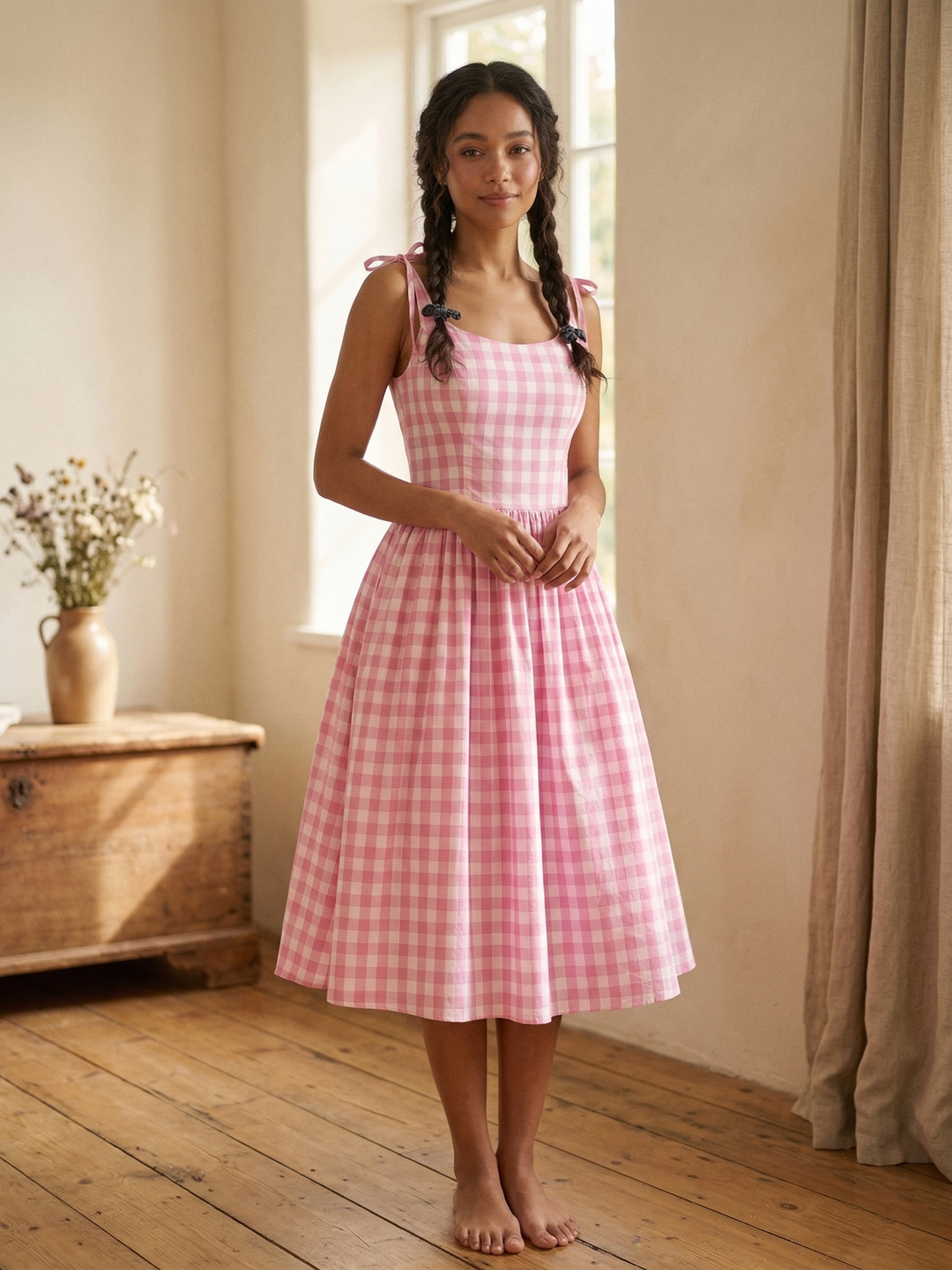 MTO - Birdie Gingham Dress