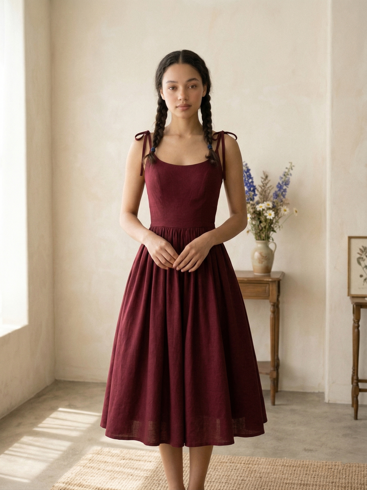 MTO - Birdie Linen Dress