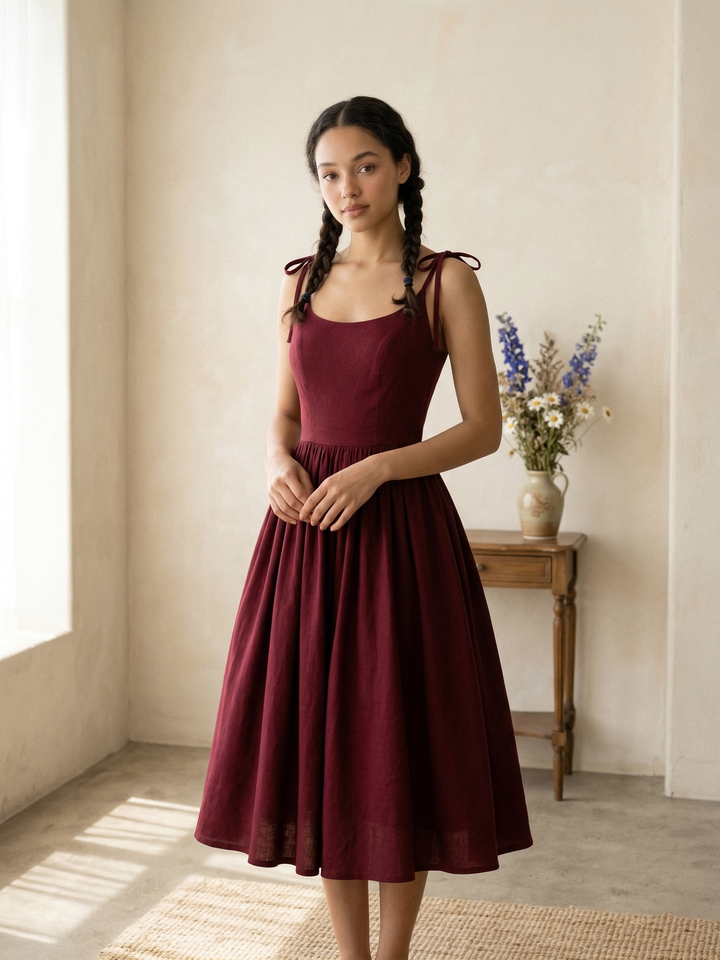 MTO - Birdie Linen Dress