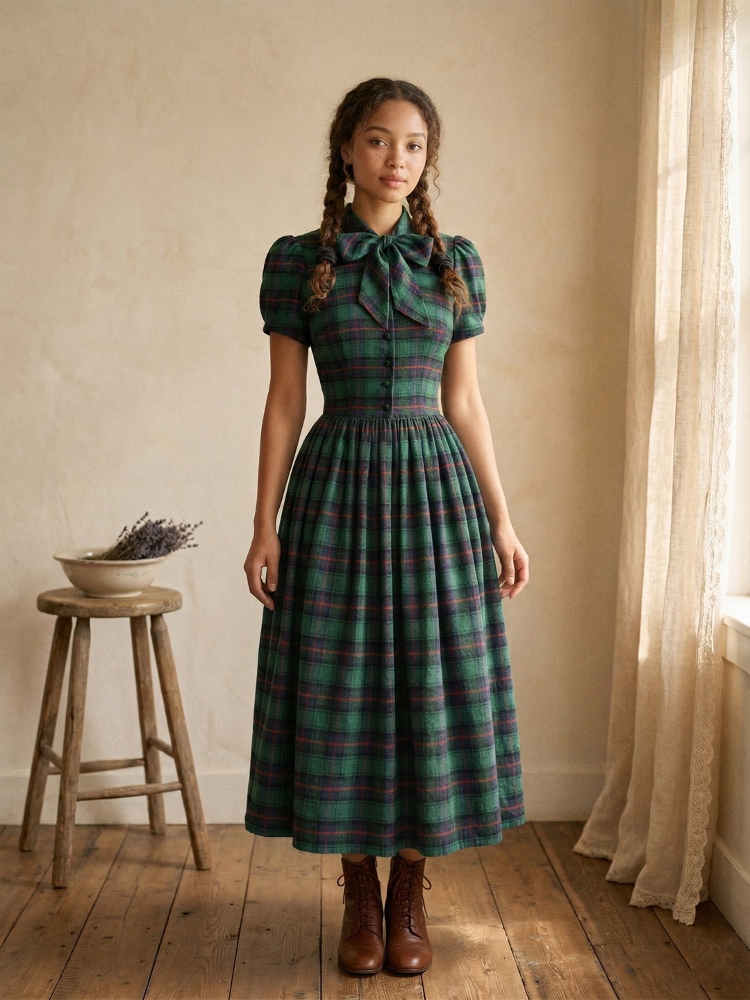 MTO - Bonnie Plaid Dress