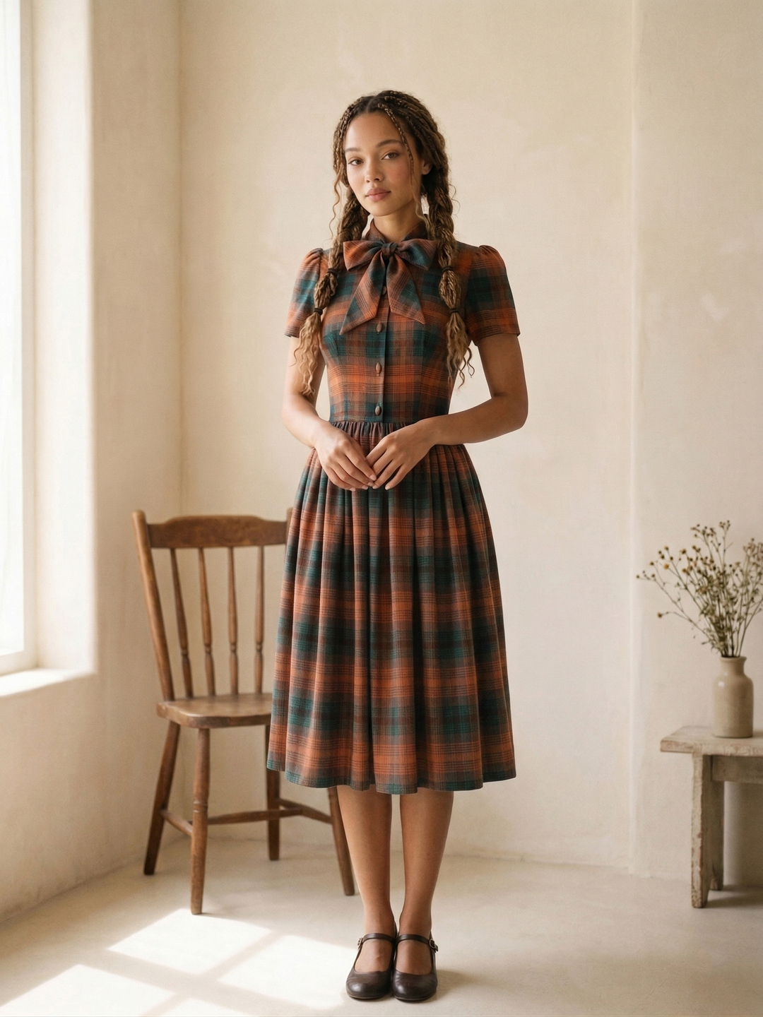 MTO - Bonnie Plaid Dress